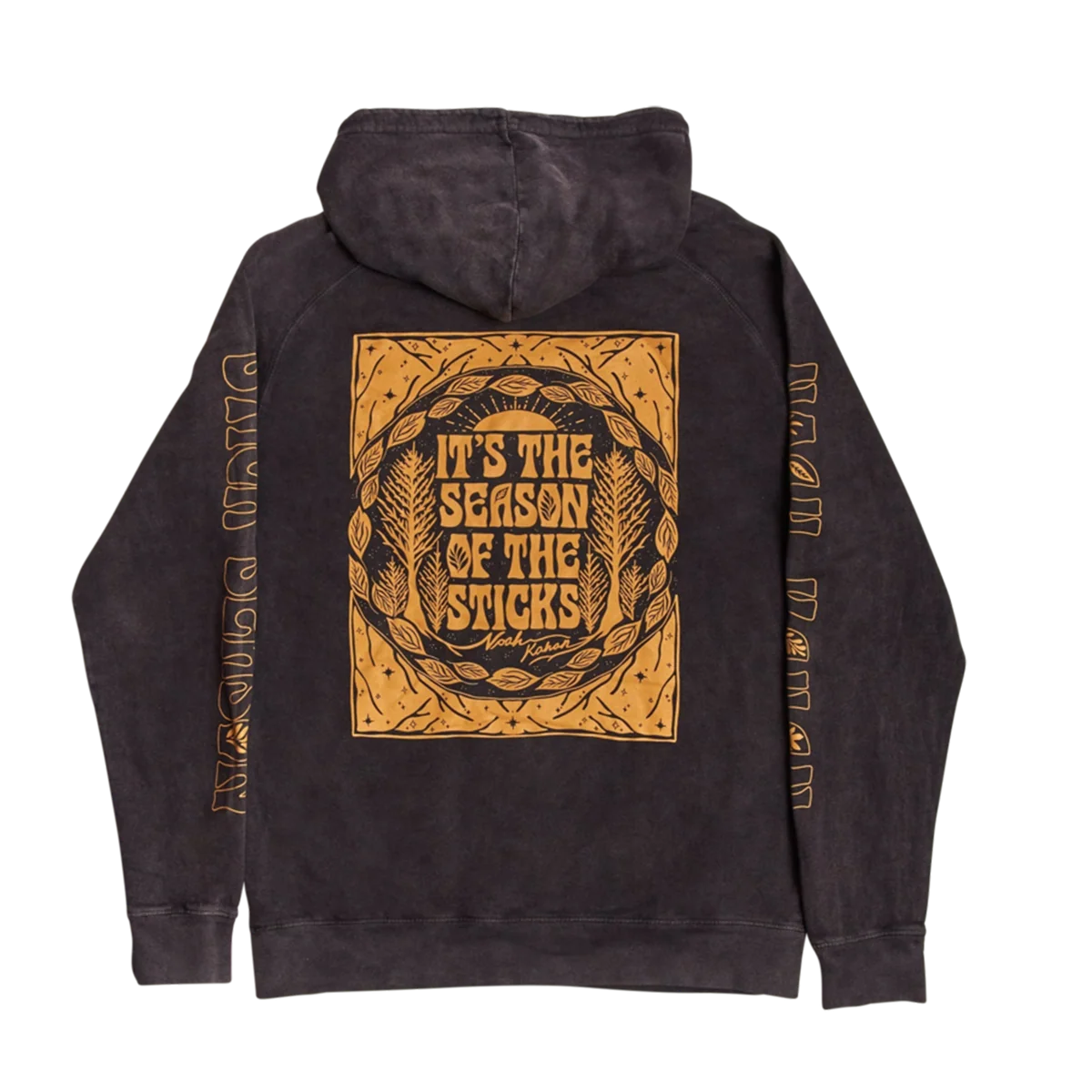 Noah Kahan Stick Season Hoodie - Vintage Black Hoodie 463791